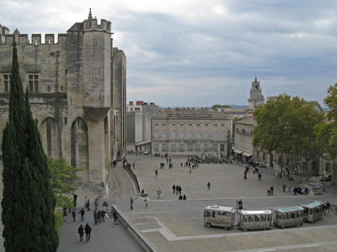 Palace Square in Avignon France